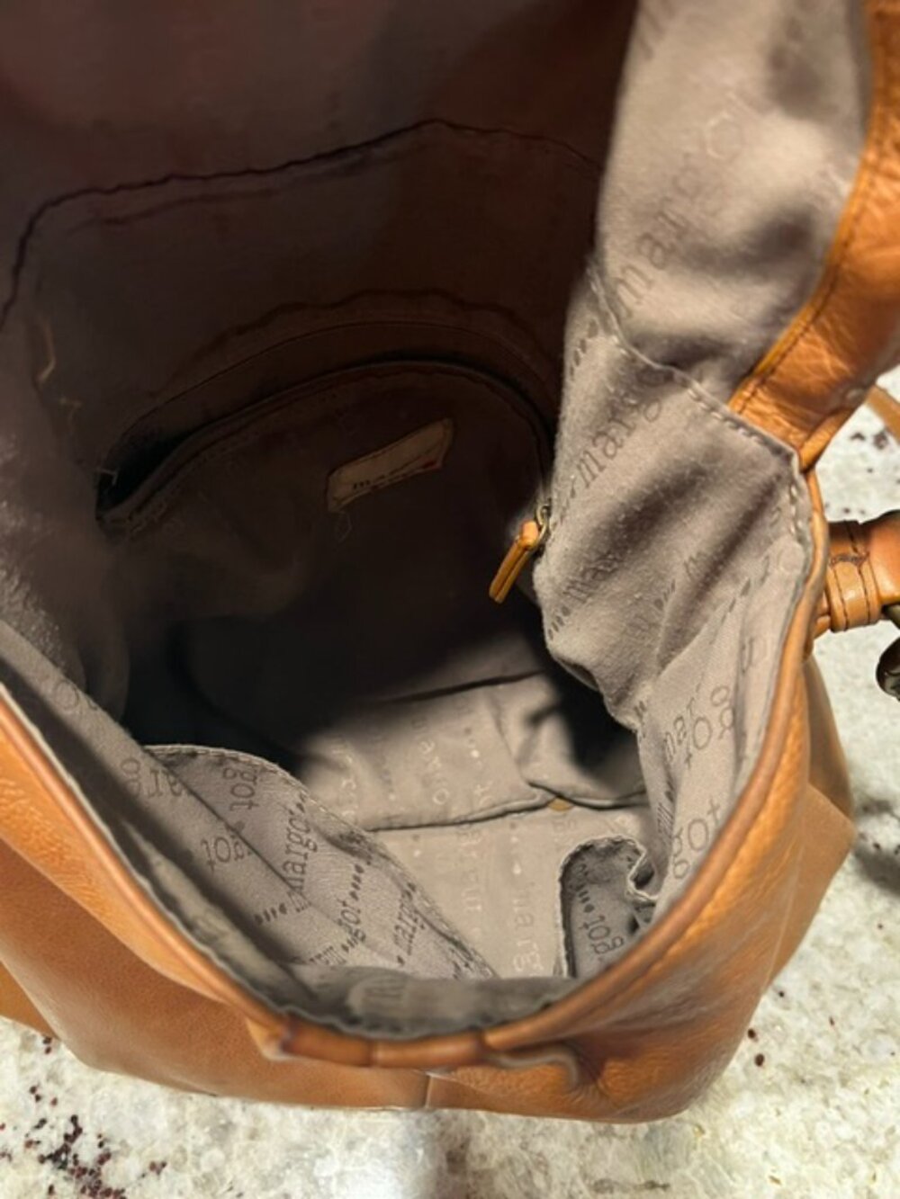 Buttersoft Tan Leather MARGOT New York Crossbody Bag - Picture 5 of 6